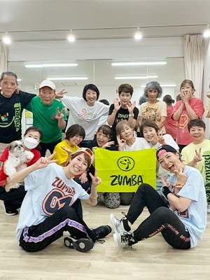 生徒との集合写真