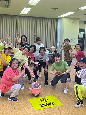 生徒との集合写真